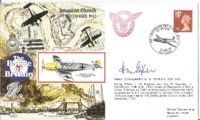 Battle of Britain Invasion Month 7 September 1940 RAFA 14 signed by Wing Commander H. M Stephen