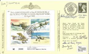 Battle of Britain FDC 75th Anniversary of the formation of the royal flying corps military wing 13th