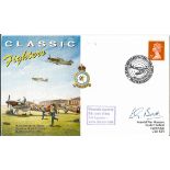 F/Lt Leslie G Batt 238 Squadron signed FDC Classic Fighters PM Imperial War Museum Duxford Cambridge