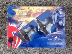 Battle of Britain Spitfire and Hurricane Set 1940-2000 commemorating 60 years since the Battle of