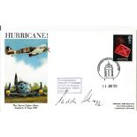 Wing Commander P. P. C Barthropp DFC AFC 602 Squadron signed Hurricane FDC PM Cambridge Philatelic