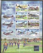 World War Two Ascension 2010 Battle of Britain stamp sheet UM/MNH. Good Condition. We combine