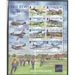 World War Two Ascension 2010 Battle of Britain stamp sheet UM/MNH. Good Condition. We combine