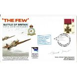 F/Lt John H Duart 219 Squadron signed The Few Battle of Britain 50th Anniversary FDC PM Imperial War