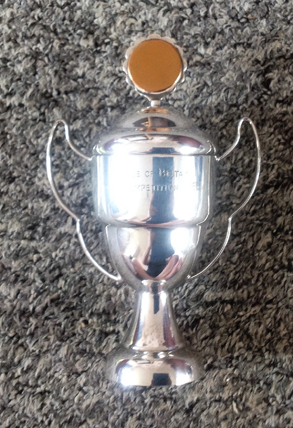 Battle of Britain 1965 Golf Competition trophy lidded cup. Good Condition. We combine postage on