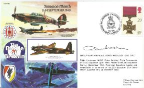 Battle of Britain Invasion Month 8-14 September 1940 RAFA 15 signed by Group Captain M. B. D Duke