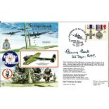 F/Lt Benjamin Bent DFC 25 Night Fighter Sqn signed Battle of Britain FDC RAFA12 The Major Assault