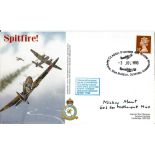 Air Commodore C J Micky Mount CBE DSO DFC 602 City of Glasgow Squadron signed Spitfire FDC PM