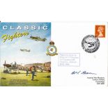 Wing Commander T R Thompson 213 Squadron signed FDC Classic Fighters PM Imperial War Museum