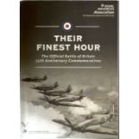 Battle of Britain Their Finest Hour Official Commemorative Album & Proof Coin. Comes with the