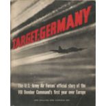 Target Germany softback book British Edition 1944 The Us Army Air forces official story of the