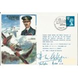 P/O H M Stephens 74 Squadron signed flown FDC Air Chief Marshall The Lord Dowding of Bentley