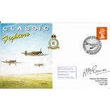 F/LT Norman P G Barron 236 Squadron signed FDC Classic Fighters PM Imperial War Museum Duxford