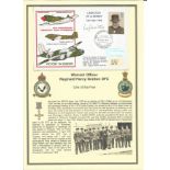 Warrant Officer Reginald Henry Gretton DFC signed Victory in Europe FDC PM 8th May 1973. WW2 RAF