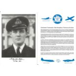 Lieutenant Commander John Humphrey Charlesworth Sykes signed 7x5 black and white photo in uniform