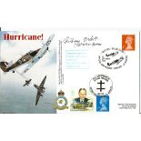 Grp Cpt John A O'Neill DFC 601 AND 239 Sqn signed Hurricane FDC double PM 80th Anniversary 41