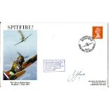 F/Lt John J Booth 600 Sqn signed Spitfire FDC 49th Anniversary of the Battle of Britain British