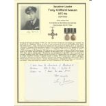 Squadron Leader Tony Clifford Iveson DFC Ae handwritten signed letter. WW2 RAF Battle of Britain
