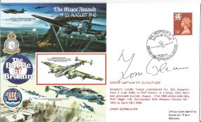 Battle of Britain The Major Assault 19-23 August 1940 RAFA 9 signed by Group Captain T. P Cleave