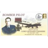 World War Two Bomber Pilot Victoria Cross FDC signed by Flight Lieutenant Harry Humphries and Flight