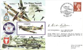 Battle of Britain The Major Assault 18 August 1940 RAFA 8 signed by Air Vice Marshall H. A. C
