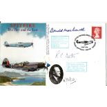Spitfire The First and the Last FDC signed by Air Commodore A. R Donald MacDonnell CB DFC and F/LT
