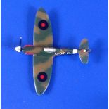 World War Two Icarus Models 102 Spitfire Mk V Battle Of Britain RAF Model Airplane Boxed Ltd. Good