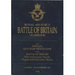 RAF Battle of Britain yearbook and official souvenir programme of the 50th Anniversary parade