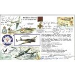 World War II FDC RAFA16a Invasion Month 15-30 Sept. 1940 Signed 4 Battle of Britain Pilot, Crews