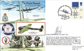 Battle of Britain The Major Assault 30-31 August 1940 RAFA 12 signed by Wing Commander L. H Cosby