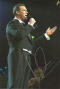 Music Russell Watson signed 12 x 8 inch colour photo on stage. Good Condition. We combine postage on