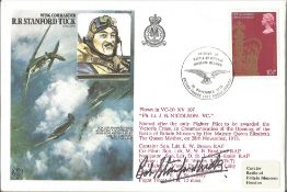 WW2 fighter ace Wg Cdr Robert Stanford Tuck DSO DFC signed on his own Historic Aviators cover.