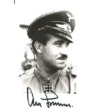 WW2 Gen Adolf Galland KC signed 6 x 4 b/w portrait photo. Good Condition. We combine postage on