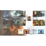 Games of Thrones Richard Brake signed Internetstamps 2008 Beasts and Blades FDC with Stamps from the