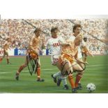 Ronald and Erwin Koeman Holland Signed 12 x 8 inch football photo. Good Condition. We combine