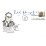 WW2 Viscount Portal of Hungerford signed USA 1966 Franklin D Roosevelt FDC. Good Condition. We
