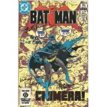 Batman DC comic signed by Ed Harriean, Dick Giordano, Jim Aparro, William Dozier. Comes with