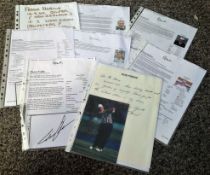 Golf collection includes 8 signature pieces includes Frank Nobilo, Nick Dougherty, Eduardo Romero,