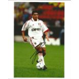 Gennaro Gattuso signed 10x8 colour photo pictured in action for AC Milan. Good Condition. All