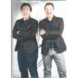 Mark & Sam Comedy Presenters Signed 8x10 Photo . Good Condition. All autographs are genuine hand