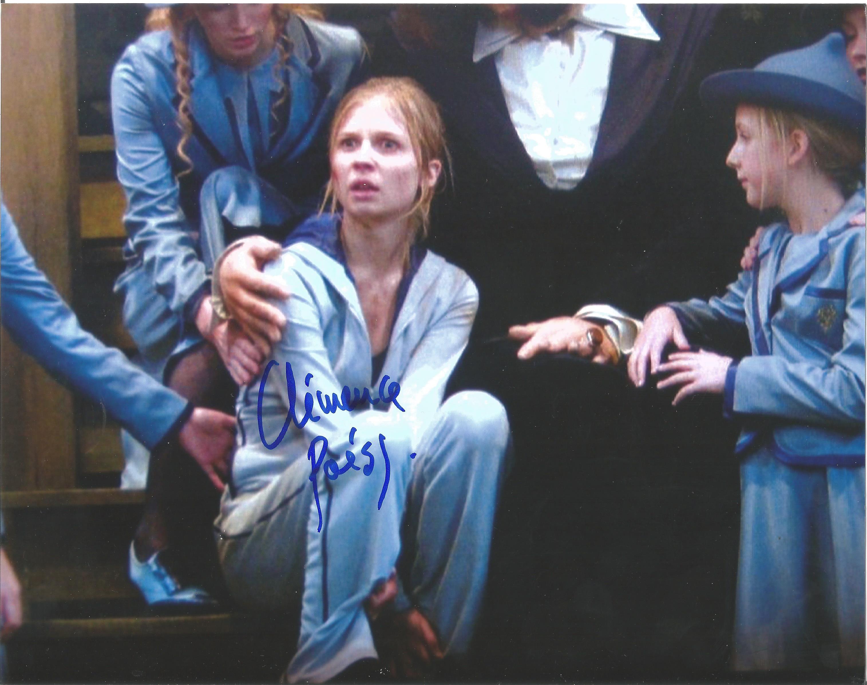 Clemence Poesy signed 10x8 colour Harry Potter photo. Good Condition. All autographs are genuine