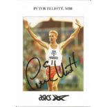 Peter Elliott signed 6x4 colour photo. Good Condition. All autographs are genuine hand signed and