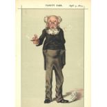 A Novelist. Subject Trollope. 5/4/1873. These prints were issued by the Vanity Fair magazine between