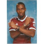 Diafra Sakho signed 12x8 colour photo pictured in West Ham kit. Good Condition. All autographs are