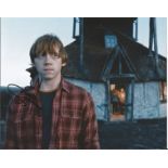 Rupert Grint signed 10x8 colour photo. Good Condition. All autographs are genuine hand signed and