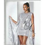 Alesha Dixon Singer Signed 8x10 Photo . Good Condition. All autographs are genuine hand signed and