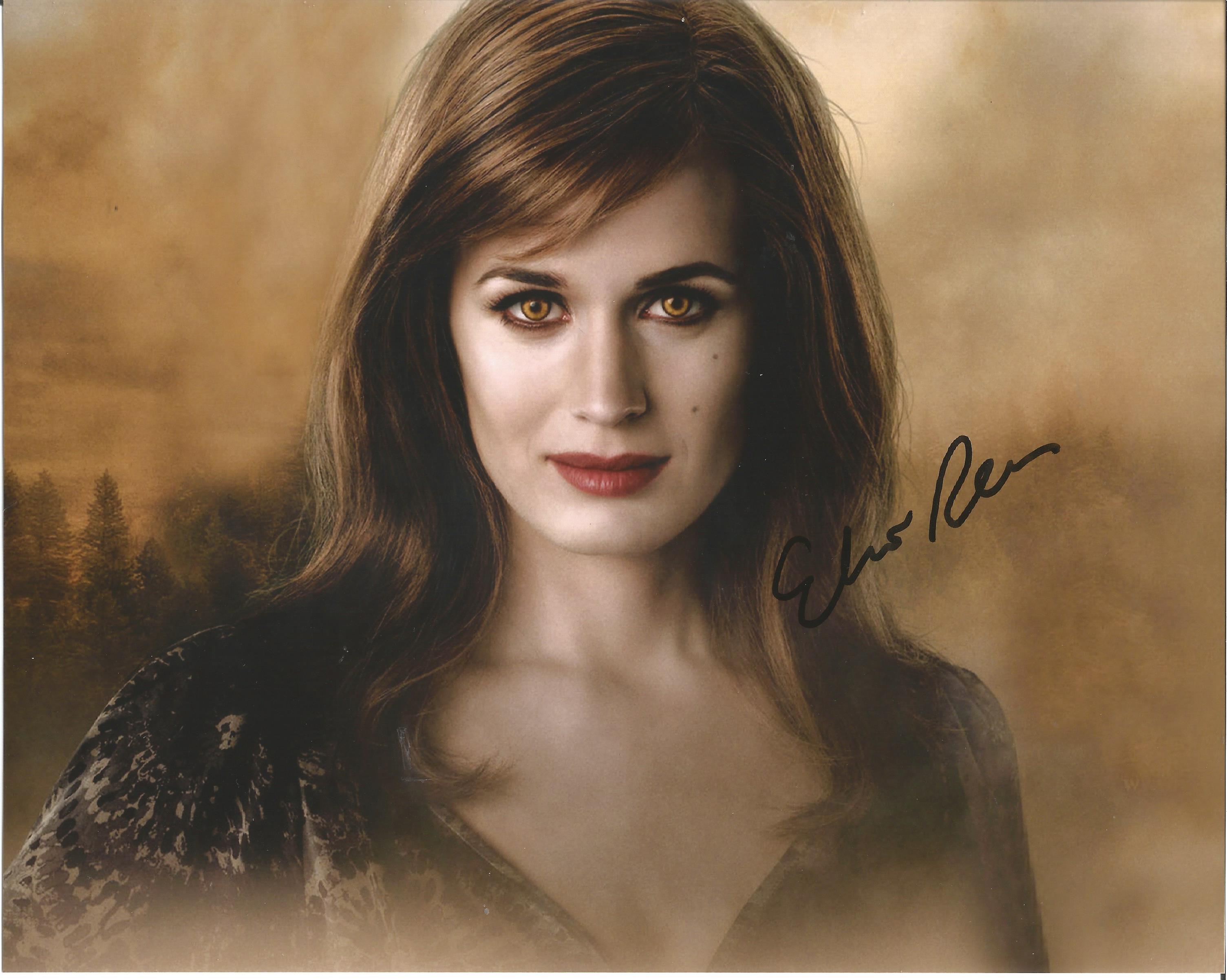 Elizabeth Reaser signed 10x8 colour photo. Good Condition. All autographs are genuine hand signed