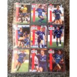 Football Chelsea collection 9 signed FA trading cards from names such as Dennis Wise, Dave