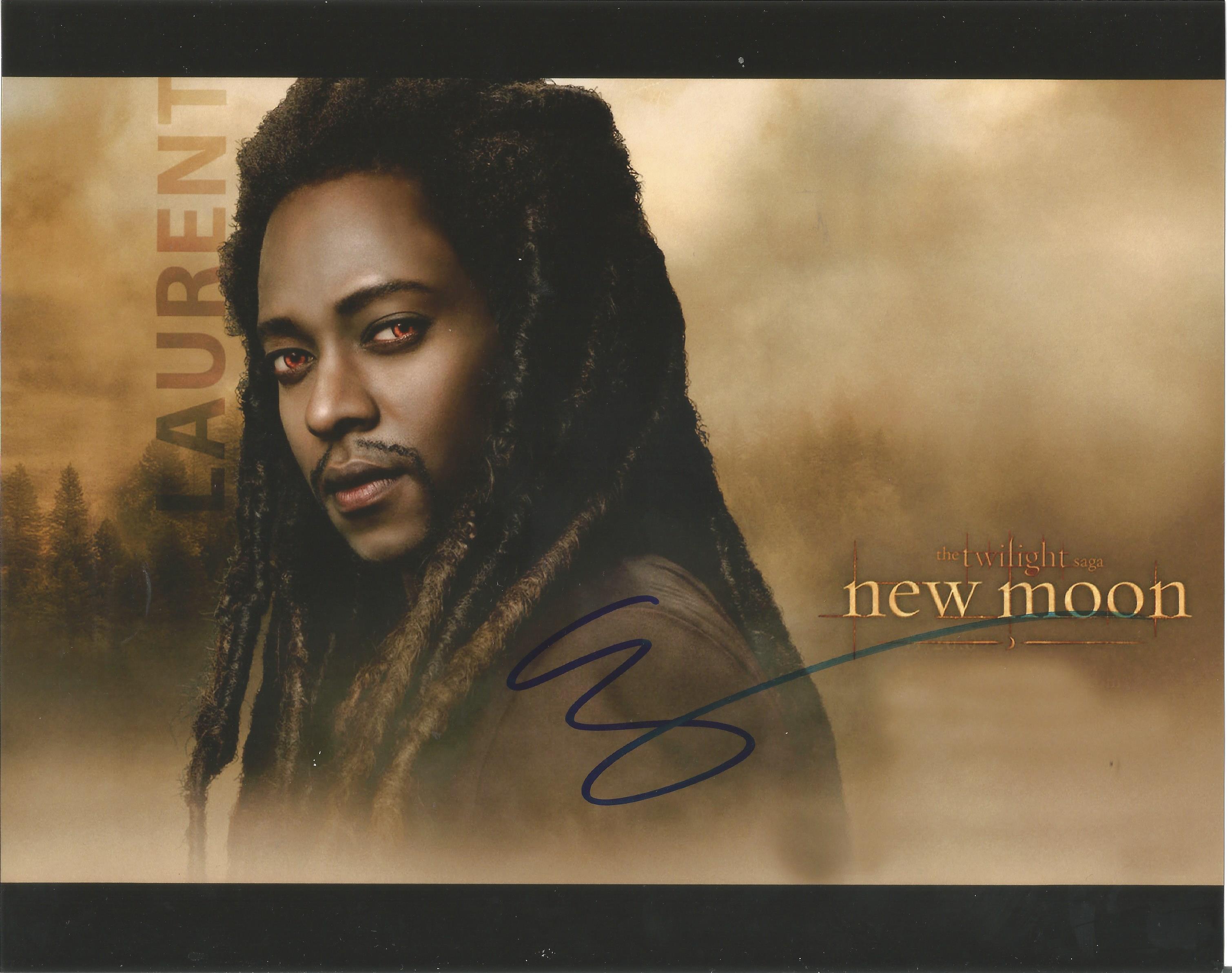 Edi Gathegi signed 10x8 colour Twilight photo. Good Condition. All autographs are genuine hand