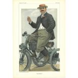 Automobile. Subject Comte de Dion. 12/10/1899. These prints were issued by the Vanity Fair